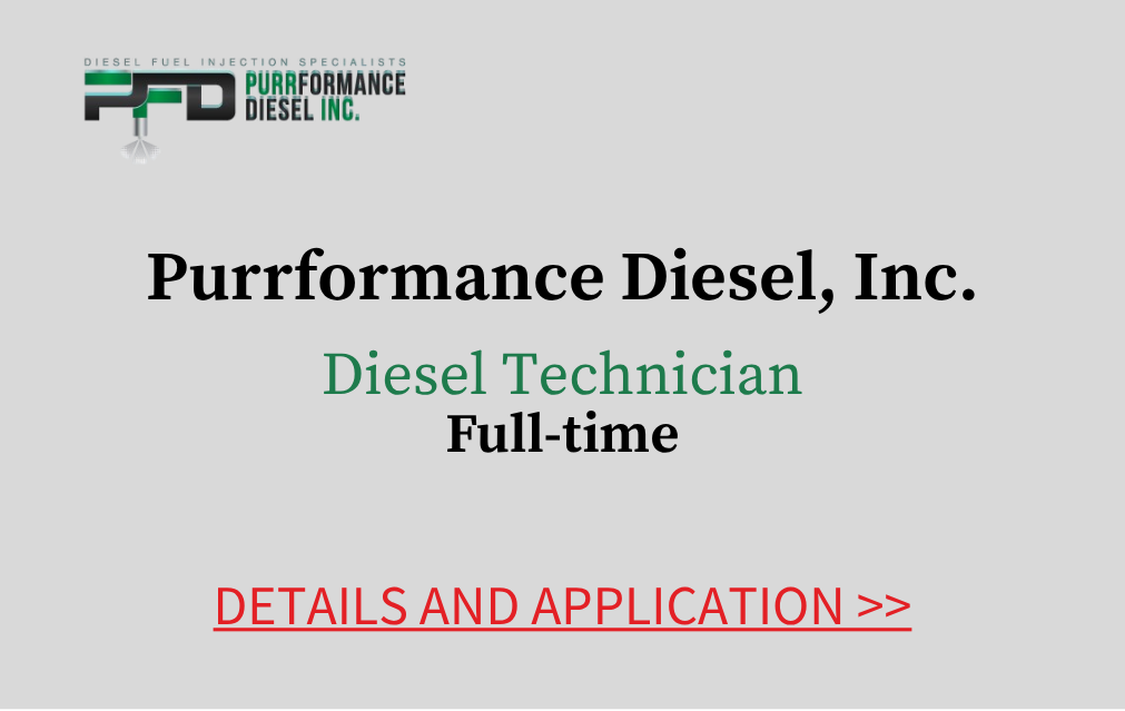 Purrformance Diesel Incorporated Diesel Technician Full time Details and Application