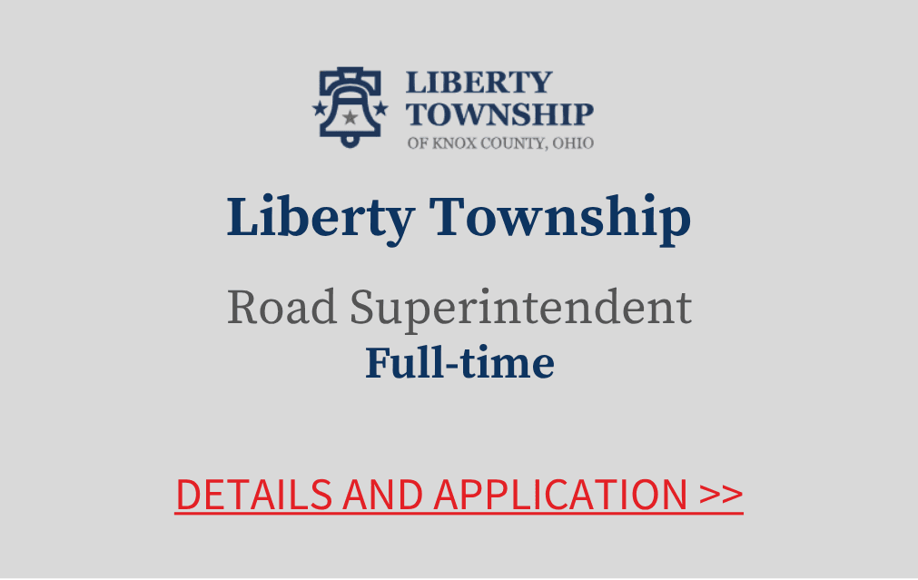 Liberty Township Road Superintendent Full time Details and application