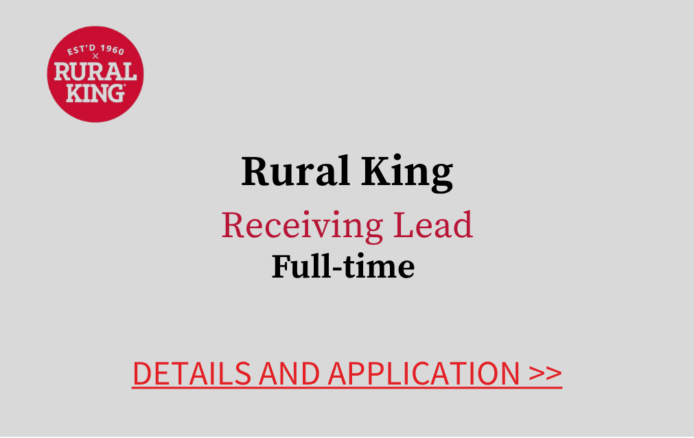 Rural LKing Receiving Lead Full time Details and application