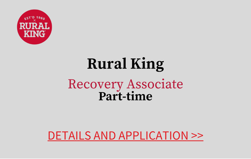 Rural King Recovery Associate Part time Details and application