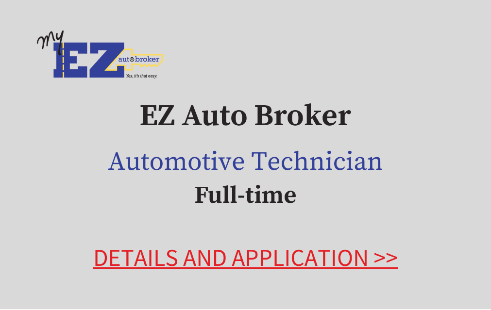 EZ Autobroker Automotive Technician Full time Details and application
